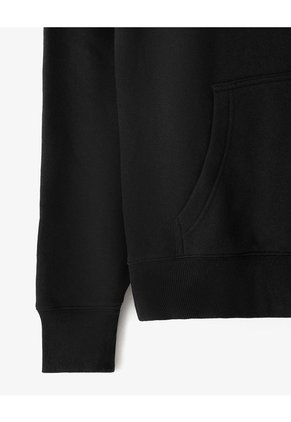 Buzo Tipo Hoddie Negro Hombre Negro