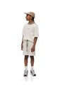Bermuda Regular Algodón Texturizada Vainilla Niño Beige de Gef