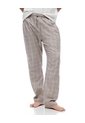 Pantalón Regular Taupe Cuadros Hombre Marron Claro de Gef