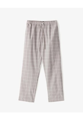 Pantalón Regular Taupe Cuadros Hombre Marron Claro