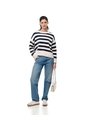 Suéter Oversize Rayas Mujer Multicolor de Gef