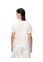 Camiseta Regular Algodón Blanca Mujer Blanco de Gef
