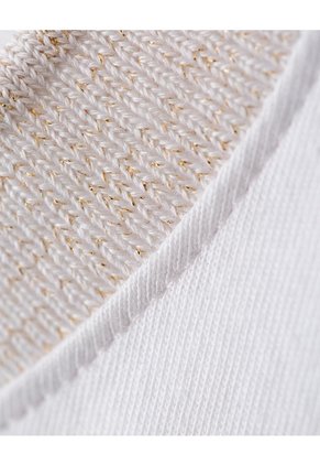Camiseta Regular Algodón Blanca Mujer Blanco