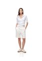 Polo Slim Tejido De Punto Algodón Blanca Mujer Blanco de Gef