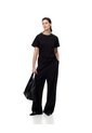 Camiseta Regular Algodón Negra Mujer Negro de Gef