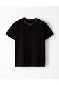 Camiseta Regular Algodón Negra Mujer Negro de Gef