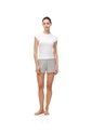 Camiseta Slim Manga Corta Blanca Mujer Blanco de Gef