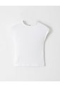 Camiseta Slim Manga Corta Blanca Mujer Blanco de Gef