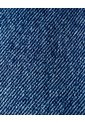 Short Tiro Medio Denim Desgaste índigo Medio Mujer Azul de Gef