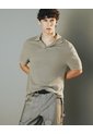 Polo Regular Algodón Taupe Hombre Marron Claro de Gef