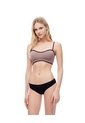 Top Soporte Medio Seamless Café Mujer Cafe de Gef