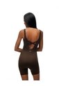 Enterizo Deportivo Seamless Chocolate Mujer Chocolate de Gef