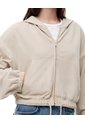 Chaqueta Regular Algodón Arena Mujer Beige de Gef