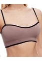 Top Soporte Medio Seamless Café Mujer Cafe de Gef