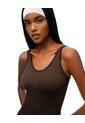 Enterizo Deportivo Seamless Chocolate Mujer Chocolate de Gef