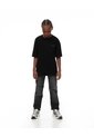 Camiseta Regular Algodón Negra Niño Negro de Gef