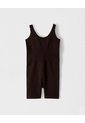 Enterizo Deportivo Seamless Chocolate Mujer Chocolate de Gef