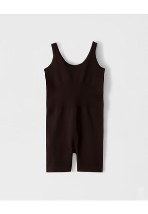 Enterizo Deportivo Seamless Chocolate Mujer Chocolate