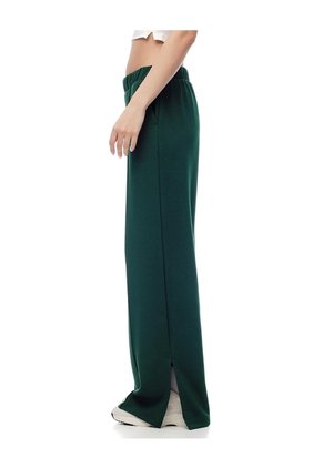 Pantalón Tiro Alto Verde Mujer Verde