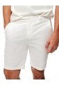 Bermuda Regular Drill Algodón Blanca Hombre Blanco de Gef