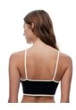 Top Soporte Medio Seamless Negro Mujer Negro de Gef