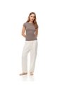 Camiseta Slim Manga Corta Café Mujer Cafe de Gef