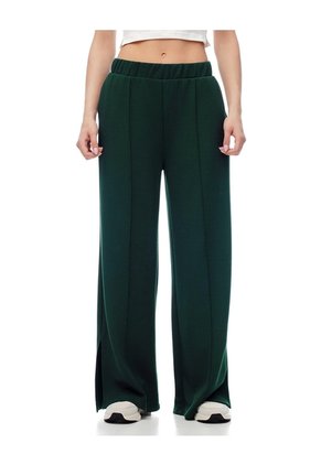 Pantalón Tiro Alto Verde Mujer Verde