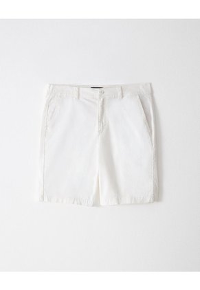 Bermuda Regular Drill Algodón Blanca Hombre Blanco