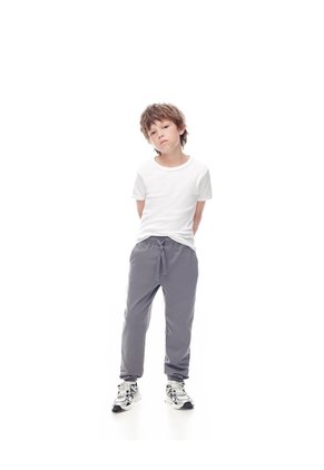Camiseta Slim Algodón X2unds Blanca Niño Blanco