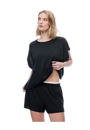 Short Deportivo Panty Interno Negro Mujer Negro