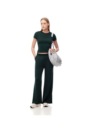 Camiseta Deportiva Secado Rápido Verde Mujer Verde