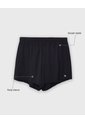 Short Deportivo Panty Interno Negro Mujer Negro de Gef