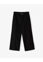 Jean Culotte Tiro Medio Negro Mujer Negro de Gef