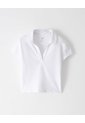 Polo Slim Algodón Blanca Mujer Blanco de Gef