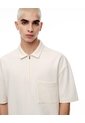 Polo Regular Algodón Vainilla Hombre Beige de Gef