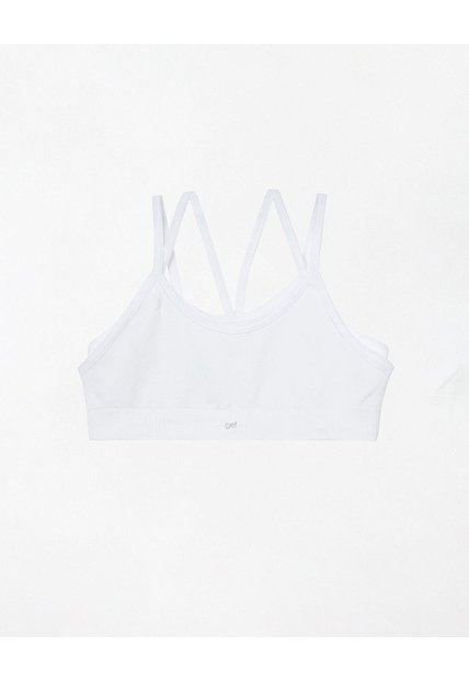 Top Niña Doble Seamless Blanco Blanco