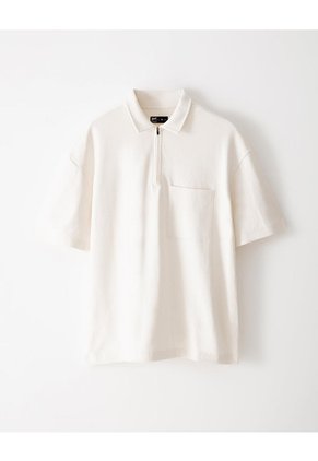 Polo Regular Algodón Vainilla Hombre Beige