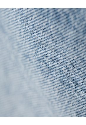 Bermuda Regular Tiro Medio Denim índigo Medio Mujer Azul Oscuro