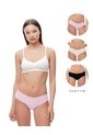 Panty Cachetero Algodón Tiro Medio X3unds Surtido Mujer Multicolor de Gef