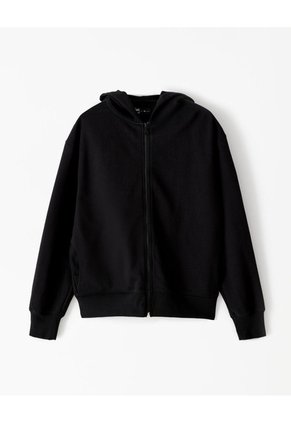 Buzo Regular Algodón Negro Hombre Negro