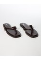 Sandalias Planas Café Mujer Cafe de Gef