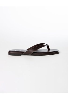 Sandalias Planas Café Mujer Cafe