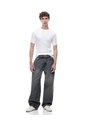 Camiseta Slim Rib Algodón Blanca Hombre Blanco de Gef