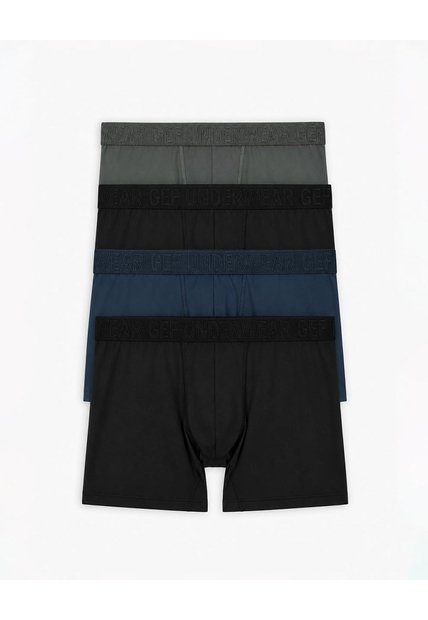 Bóxer Deportivo Medio Antibacterial X4unds Surtido Hombre Multicolor
