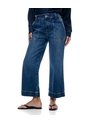 Jean Culotte Tiro Medio índigo Oscuro Mujer Azul Oscuro de Gef
