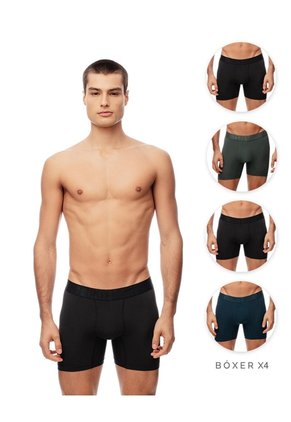 Bóxer Deportivo Medio Antibacterial X4unds Surtido Hombre Multicolor