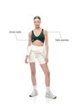 Top Deportivo Soporte Medio Seamless Uso 2 En 1 Verde Mujer Verde de Gef