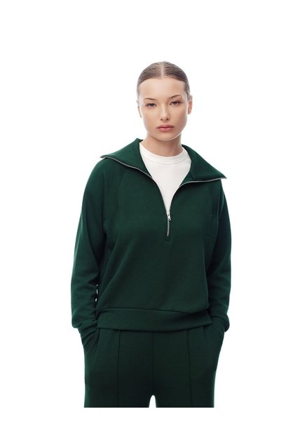 Buzo Relax Tacto Suave Verde Mujer Verde
