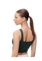 Top Deportivo Soporte Medio Seamless Uso 2 En 1 Verde Mujer Verde de Gef