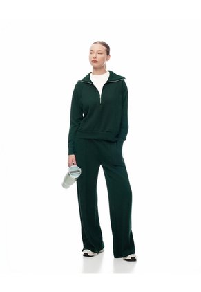 Buzo Relax Tacto Suave Verde Mujer Verde